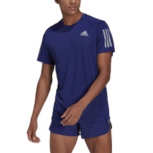 adidas Running T-shirt Own The Run (moisture-wicking, reflective) indigo blue Men's